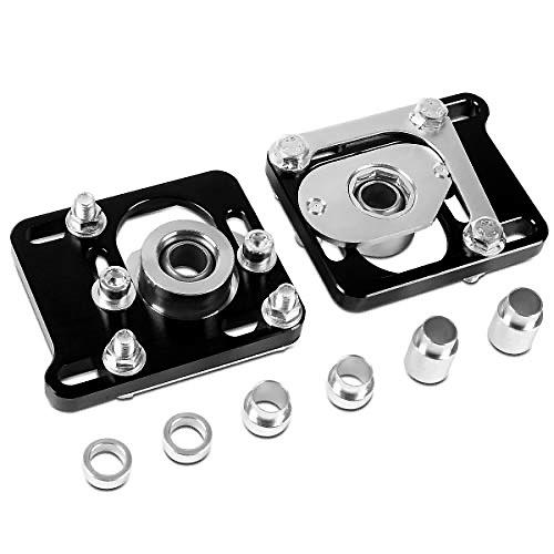 94-04 Ford Mustang +/- 2.5 Degree Adjustable Alignment Camber Caster Plates - Black