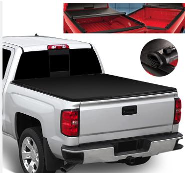 07-14 Chevy Silverado GMC Sierra 68.5 L 68.5 1500 2500HD 3500HD 5.8 Ft Bed Soft Roll-Up Tonneau Cover
