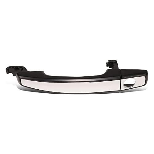 Front Left Side Outer Door Handle w/Key Hole Compatible with 2010 Allure / 13-21 Encore / 10-15 Camaro / 11-17 Caprice / 13-15 Malibu / 12-20 Sonic