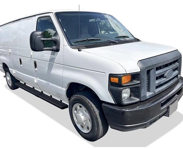 99-14 Ford Econoline Full Size Van 3-Door 6‚Äù Black Nerf Bar Side Step Running Boards