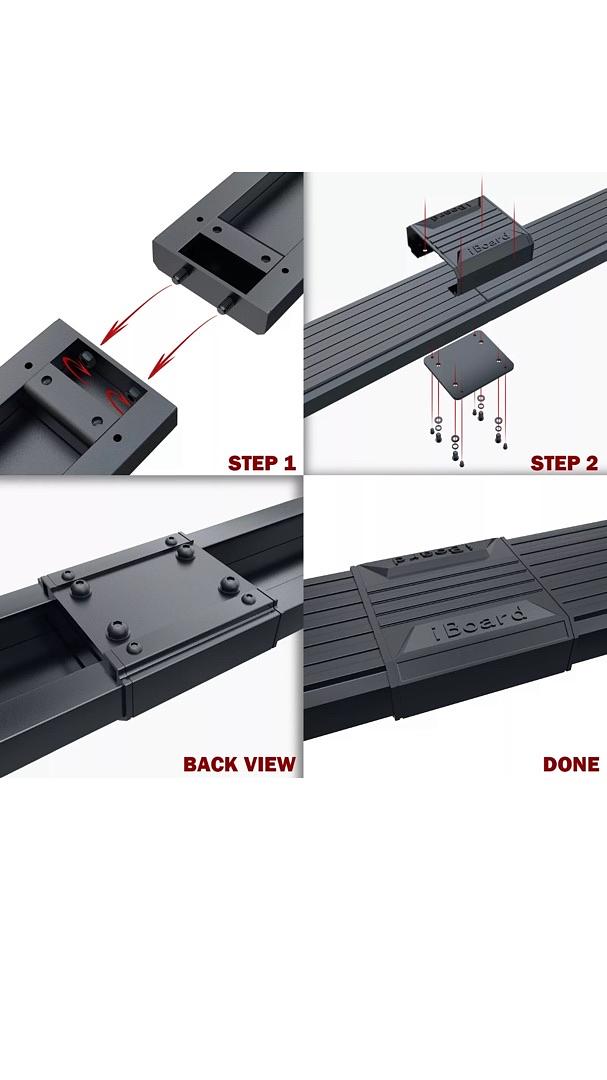 10-24 Dodge Mercedes-Benz Sprinter 6in Side Step Nerf Bar Side Step Running Boards