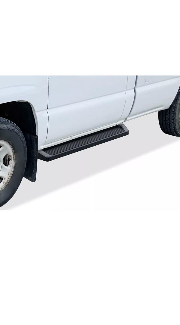 99-07 Silverado Sierra Regular Cab iBoard Black Running Boards