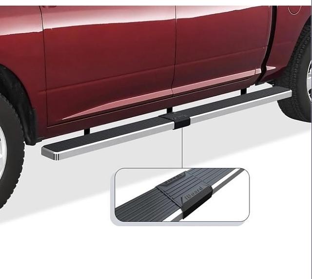09-18 Dodge Ram 1500 Crew Cab 5.5ft Short Bed & 10-24 Dodge Ram 2500 / 3500 6‚Äù Wheel to Wheel Running Boards Nerf Bars Side Steps