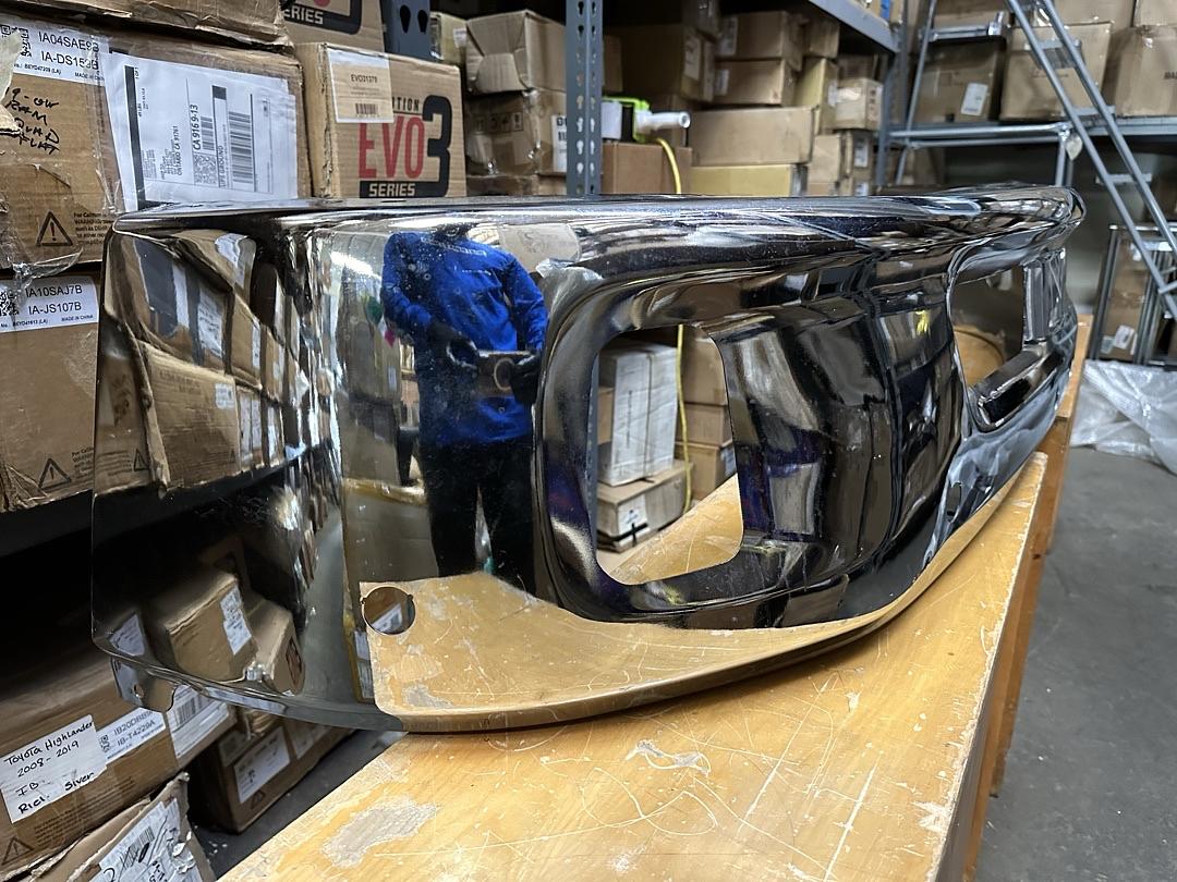 14-18 Dodge Ram 1500 / 19-23 Ram 1500 Classic Chrome Bumper W/ Parking Sensor Holes & Fog Light Cutouts