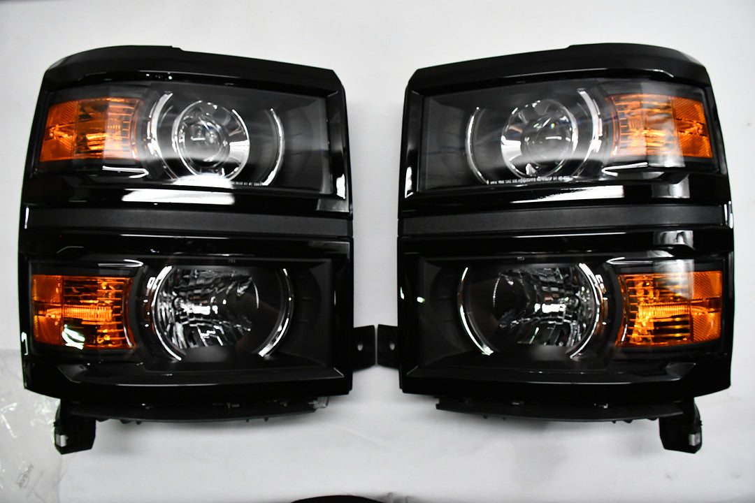 Used HL-HPL-CSIL14-BK-AM 14-15 Chevy Silverado Headlight