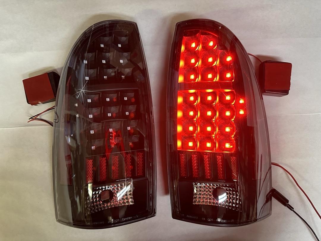 AI TL-TTAC05-LED-BK-CL1 05-15 Toyota Tacoma Black Housing LED Taillight