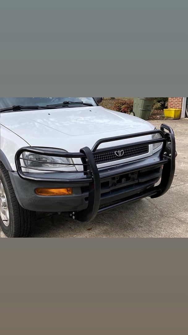 96-00 Toyota Rav4 Black Front Bumper Brush Grille Guard