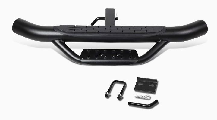 . 2 In. Receiver 36 In. W X 4 In. OD Trailer Tow Hitch Drop Step Bar - Heavy Duty Steel (Copy)