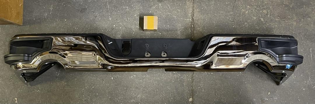 Rear Step Bumper Compatible With Ram 1500 2009-2010/Ram 1500 2011-2018/Ram 1500 Classic 2019-2023/Without Sensor Hole,with Dual Exhaust Cutouts, CH1103118