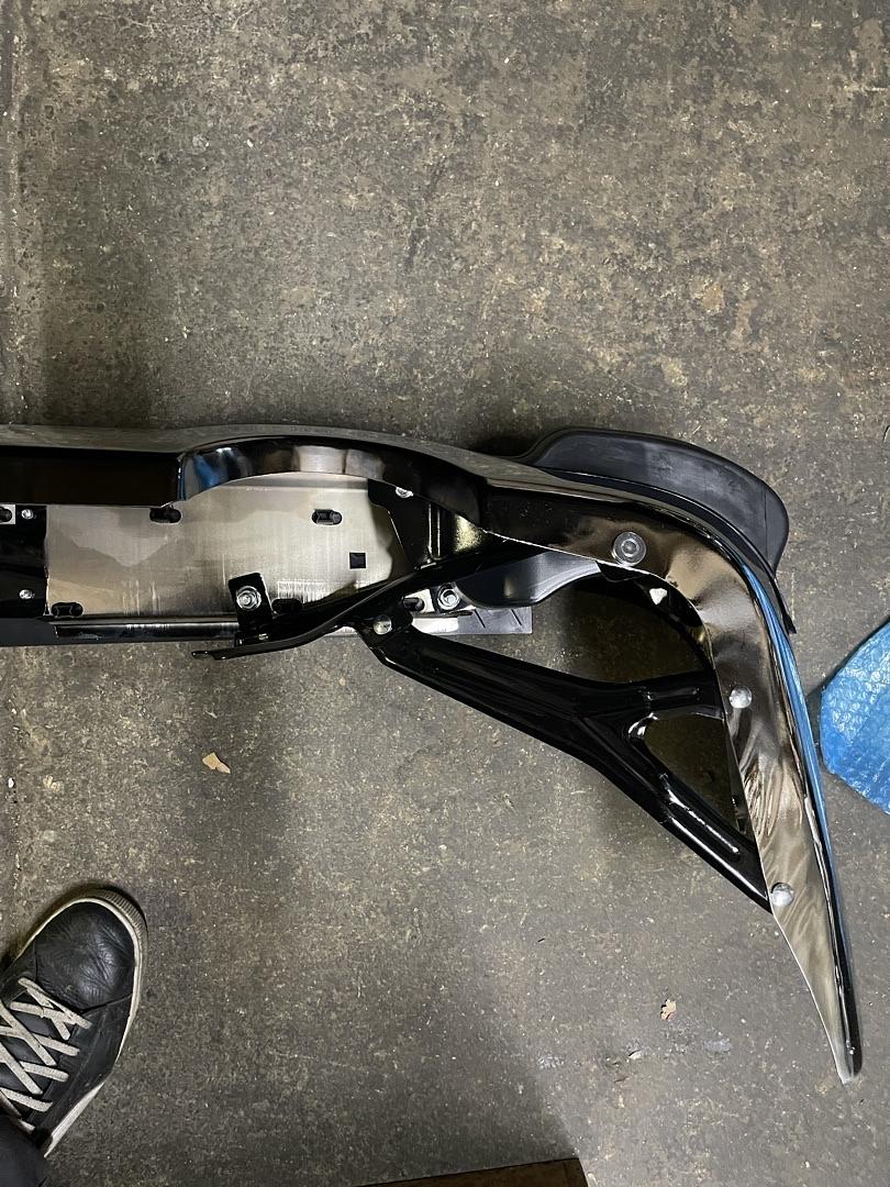 Rear Step Bumper Compatible With Ram 1500 2009-2010/Ram 1500 2011-2018/Ram 1500 Classic 2019-2023/Without Sensor Hole,with Dual Exhaust Cutouts, CH1103118