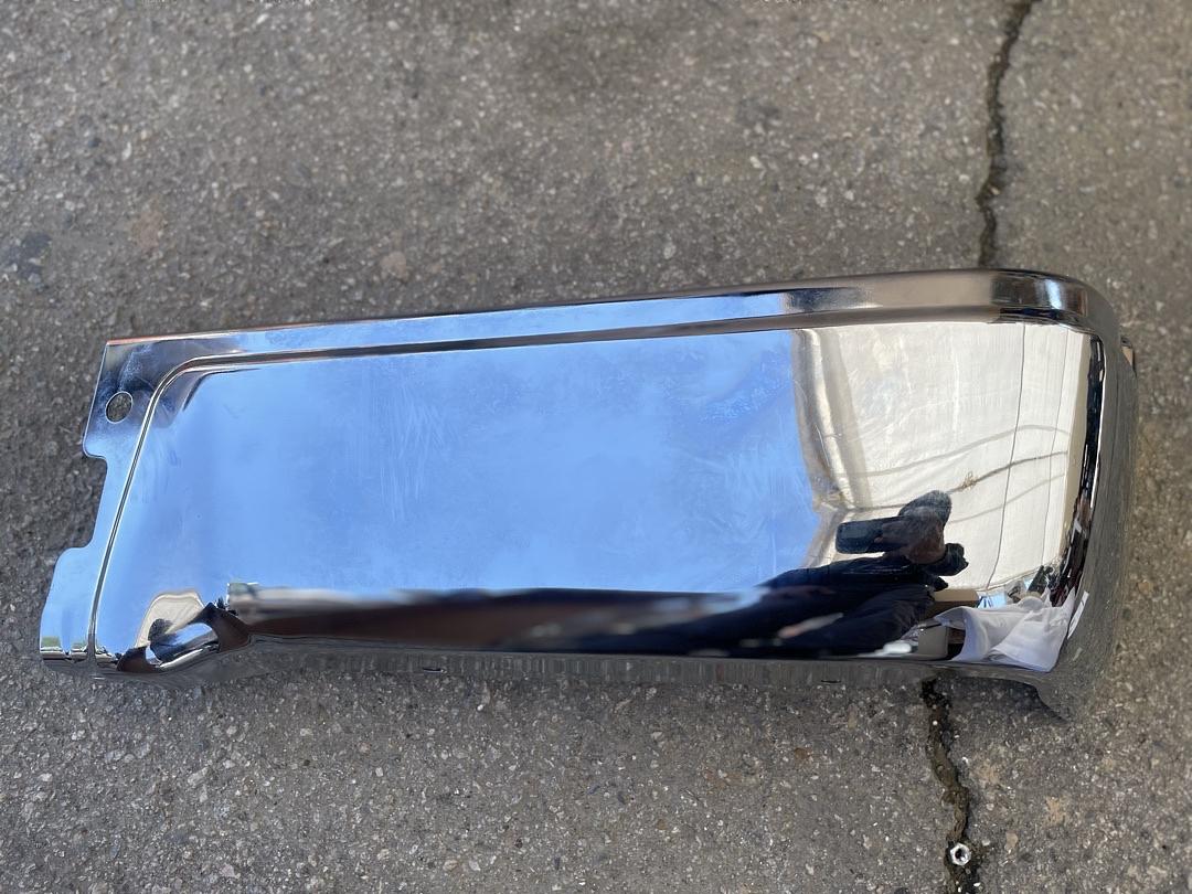 09-14 Ford F150 Fleetside Rear Bumper Face Bar End Cap Left Driver Side