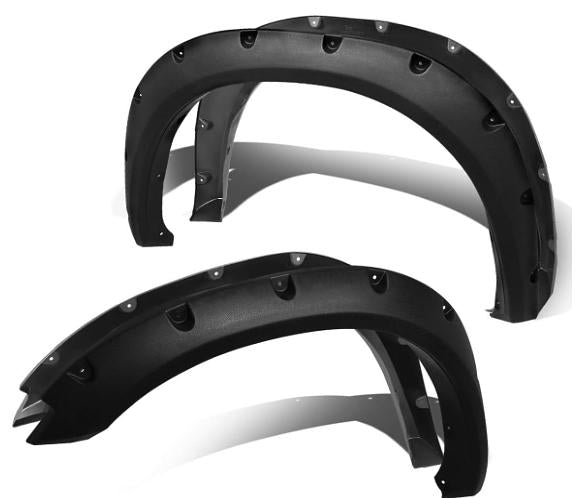 09-18 Dodge Ram 1500 4pc pocket rivets black fender flares