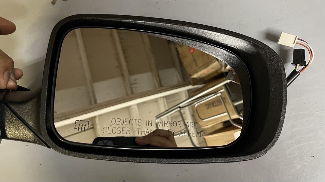 Factory Style Powered Heated Right Side Door View Mirror w/Blind Spot Detection Compatible with 2011-2019 Charger