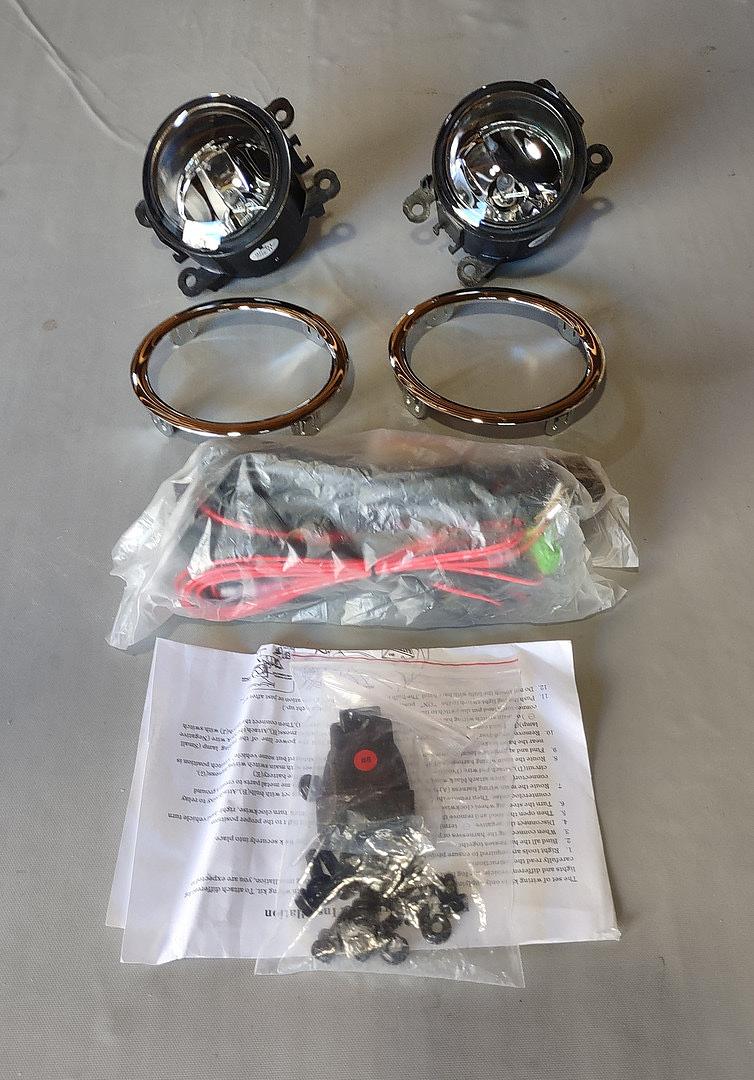 Front Bumper Fog Light Driver & Passenger Side Enhance visibility [Compatible with 12-15 Honda Pilot]