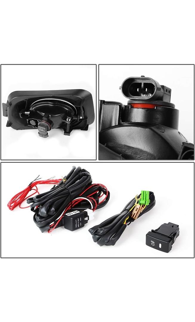Front Bumper Fog Light Driver & Passenger Side Enhance visibility [Compatible with 04-05 Acura TSX]