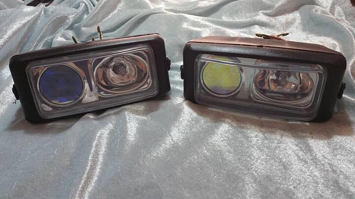 UNIVERSAL FOG LIGHTS DUAL BEAM 6.5" X 3" JEEP GMC FORD CHEVY DODGE CJ5 CJ7