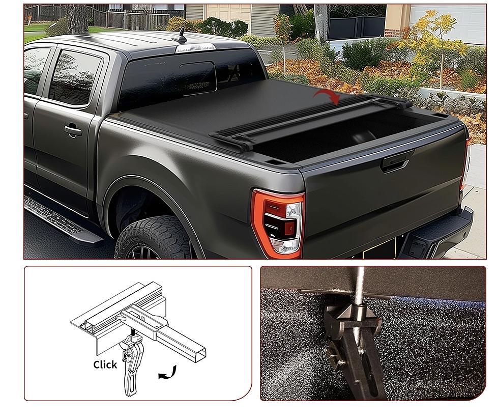 04-12 Chevy Colorado, GMC Canyon 6 Ft. Bed Soft Tri-Fold Tonneau Cover