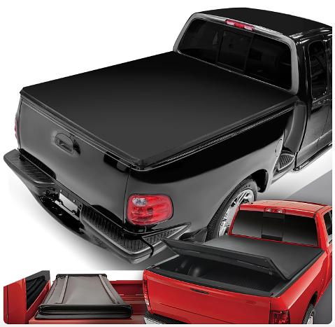 97-03 F150 6.5Ft Fleetside / Styleside Bed Pickup Truck Bed Soft Tri-Fold Adjustable Tonneau Cover