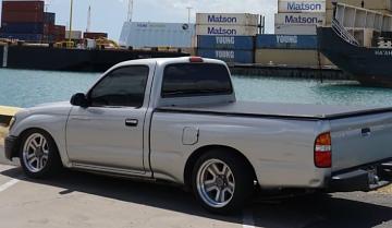 95-04 Tacoma 6Ft Styleside Bed, Truck Bed Soft Tri-Fold Adjustable Tonneau Cover