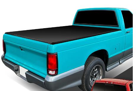 82-93 S10 / 82-90 S15 6Ft Fleetside Bed, Bed Soft Tri-Fold Adjustable Tonneau Cover