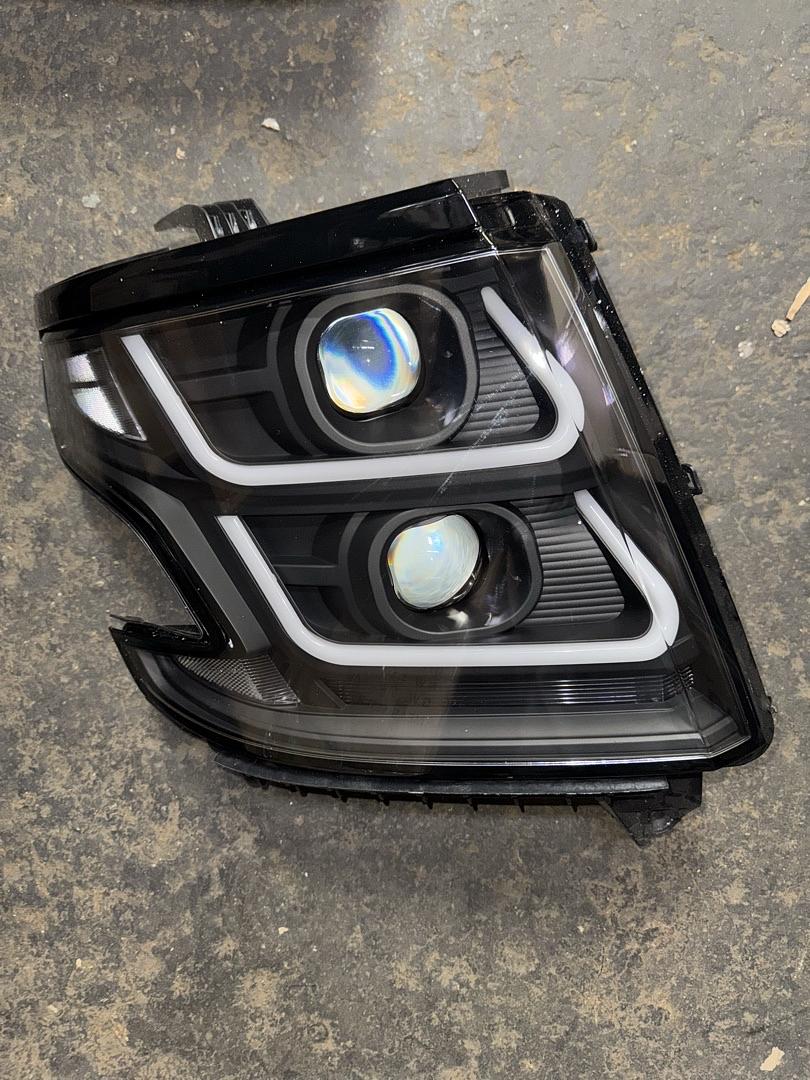 OB-R-HL-3D-SUB15-BK-CL1 15-20 Chevy Tahoe Suburban Passenger Right Side Headlight