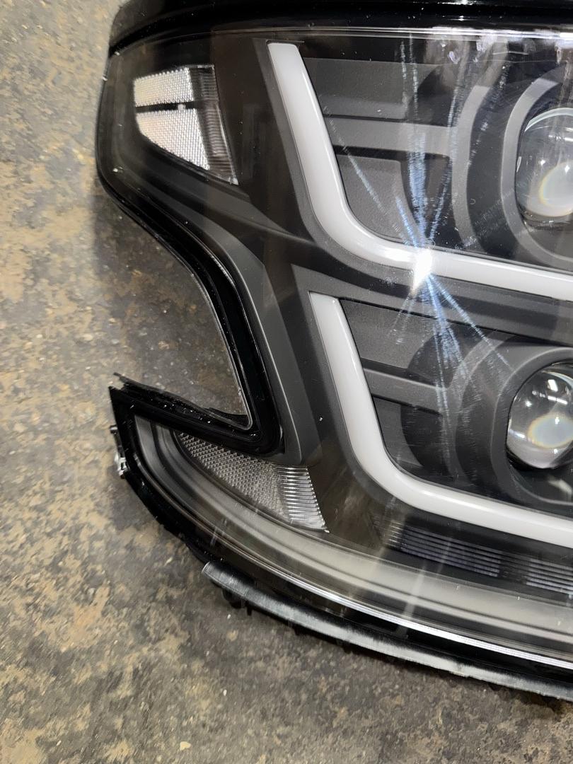 OB-R-HL-3D-SUB15-BK-CL1 15-20 Chevy Tahoe Suburban Passenger Right Side Headlight