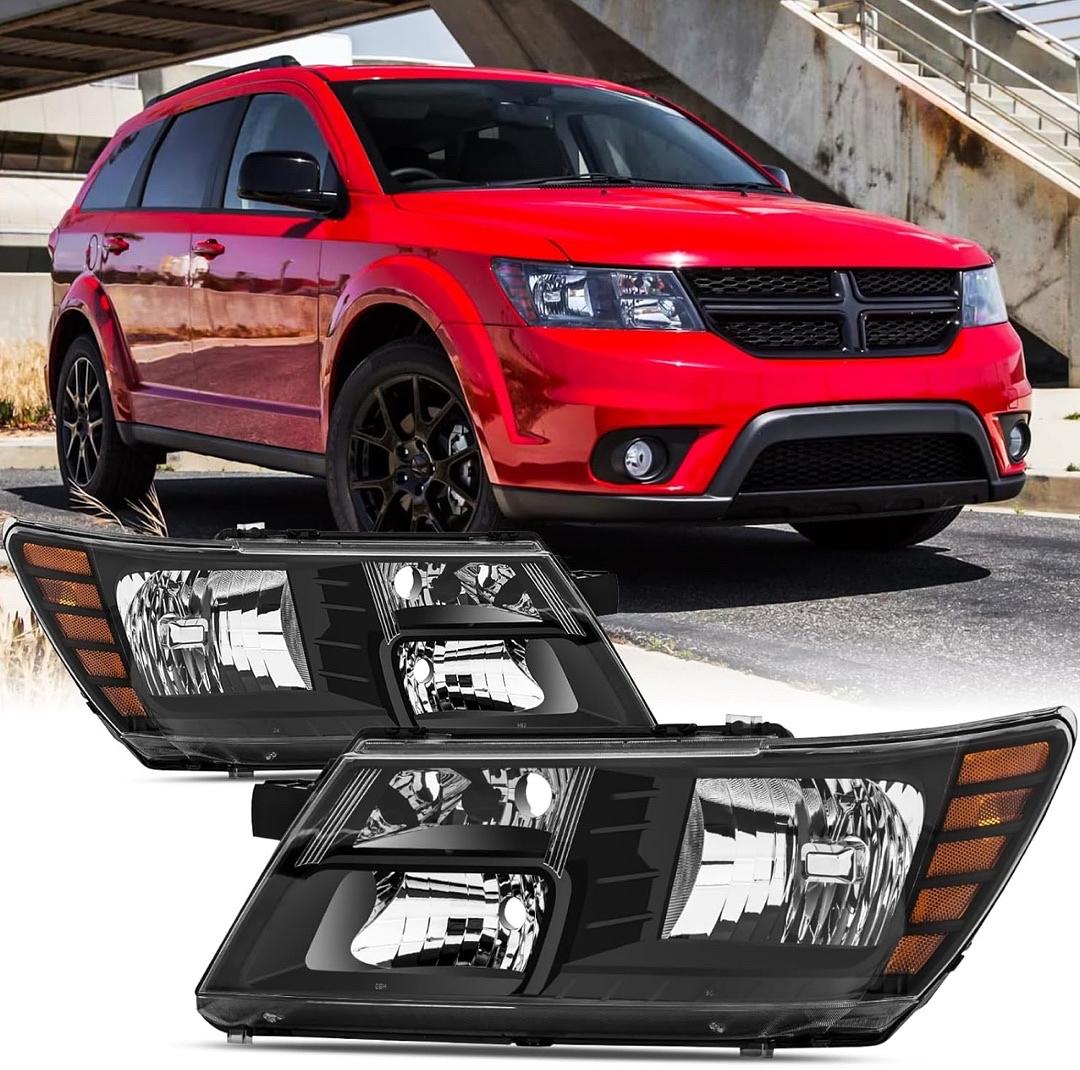 2009 to 2020 Dodge Journey Headlights Luces micas Calaveras faros Focos Luz light