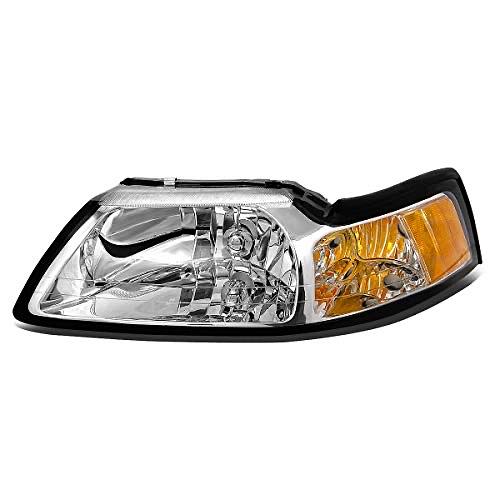 Chrome Factory Style Driver Side Headlight Replacement For 99-04 Mustang