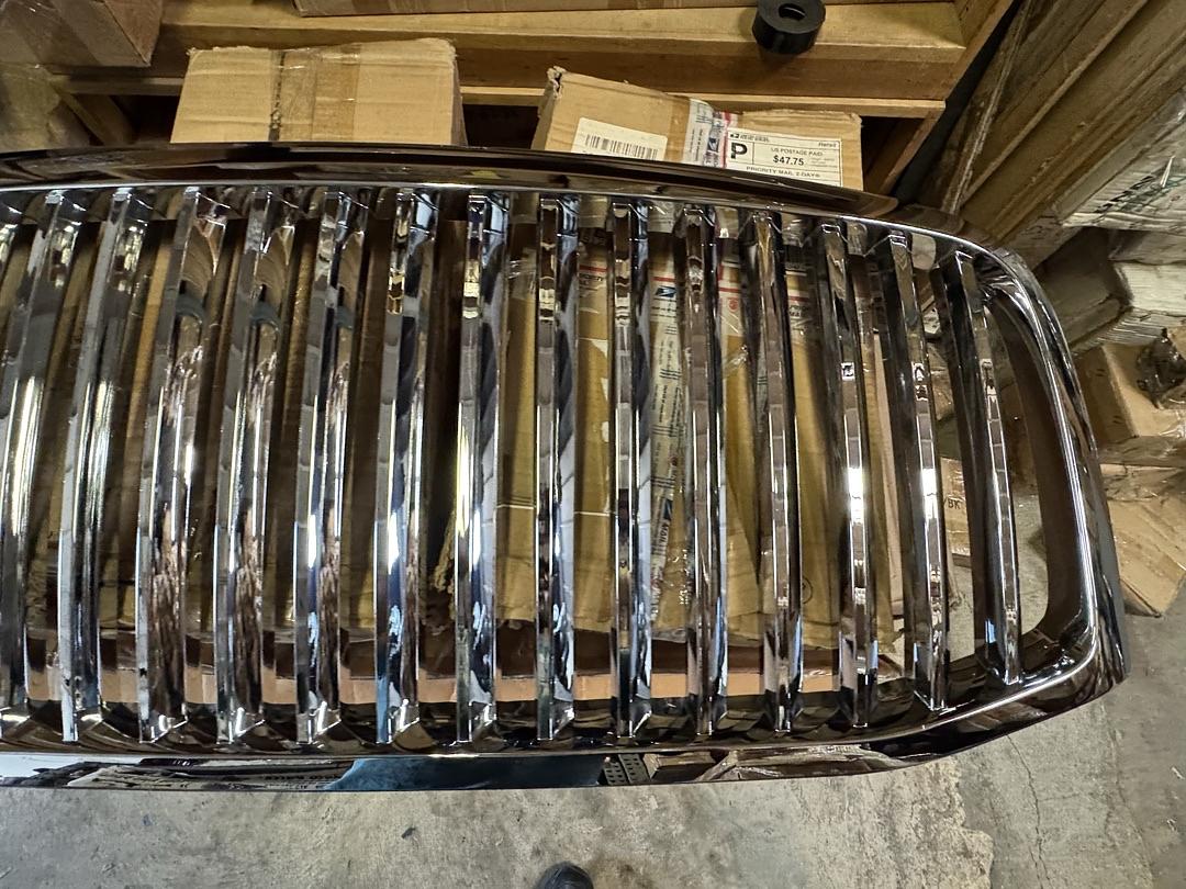 06-08 Dodge Ram Front Chrome Front Bumper Grille Grill