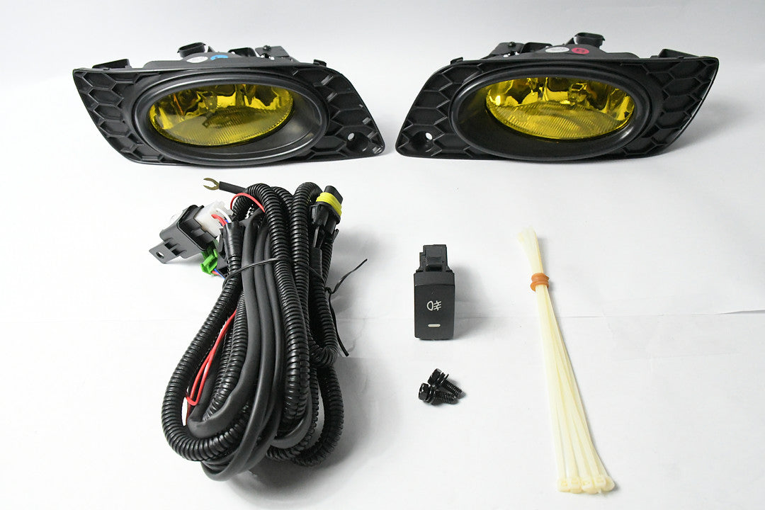 Front Bumper Amber Fog Lights Enhance visibility for 2012 Honda Civic Sedan