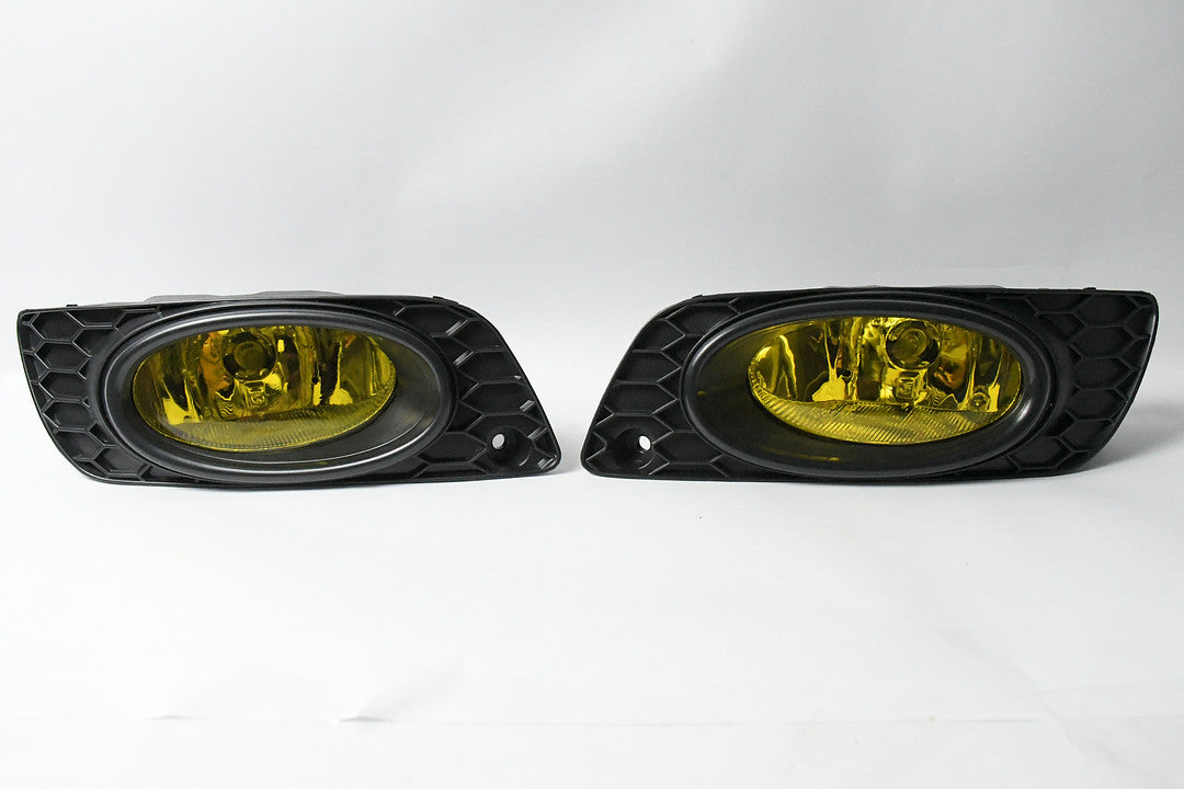 Front Bumper Amber Fog Lights Enhance visibility for 2012 Honda Civic Sedan