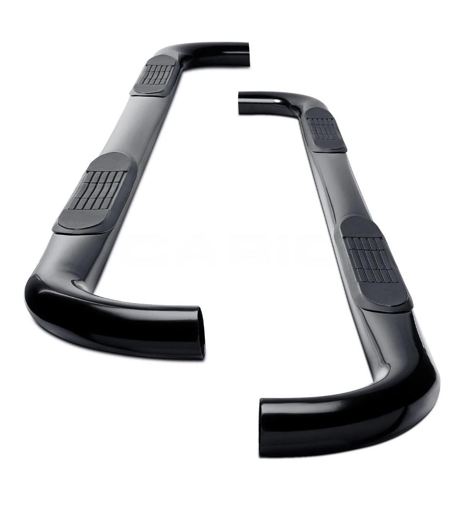 2019 to 2025 Chevrolet Silverado GM Sierra Extended Cab Running boards Nerf Bars Black Estribos