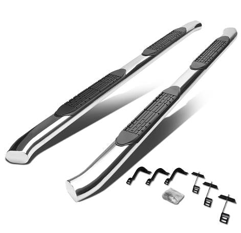 4 Stepb-4c-004-ss 15-20 Ford F-150 F-250 F-350 Crew Cab 4 Inch Oval Boards
