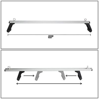 Universal 58 Inch Roof Rack Cross Bars for Cargo Luggage Barras para carga equipaje unviversal