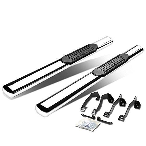 Stainless Steel 5" Oval Side Step Nerf Bar Running Board, Compatible with 02-08 Dodge Ram 1500/03-09 2500 3500, Fit Model with Regular Cab (Standard Cab)