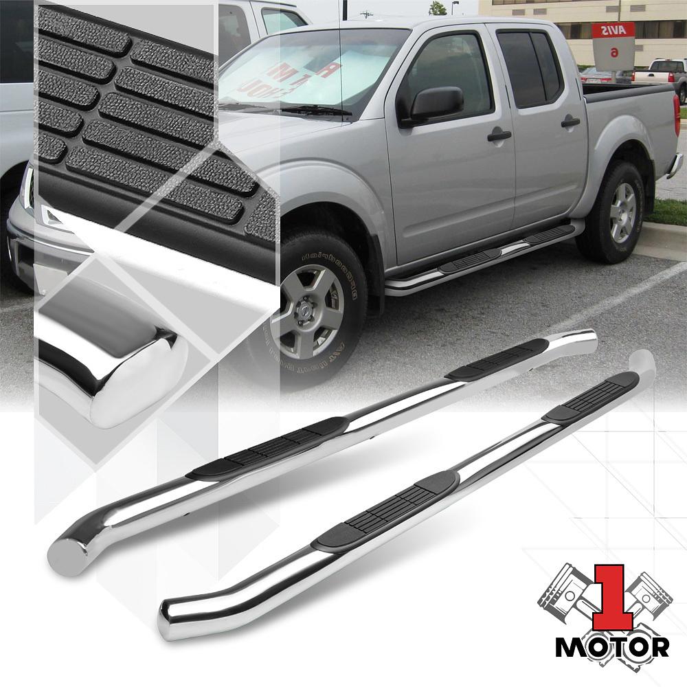 2005-2020 Nissan Frontier Crew Cab 3" Side Step Nerf Bars Running Board - Stainless