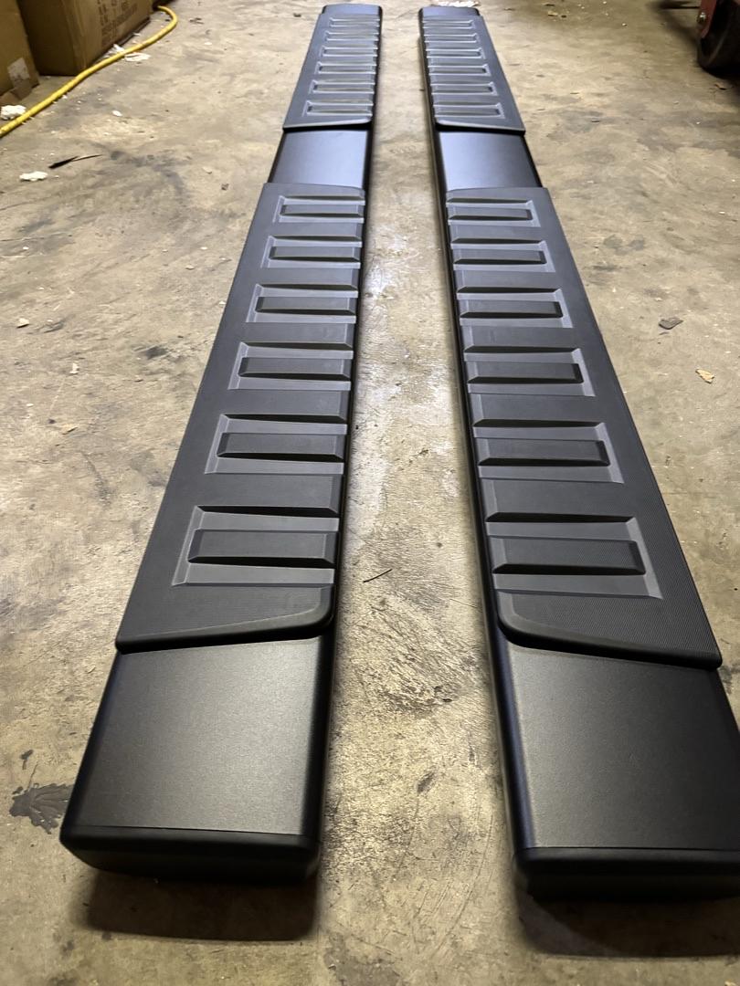 2007 to 2018 Chevy Silverado Sierra Black 6 inch Running Boards Estribos Side Step