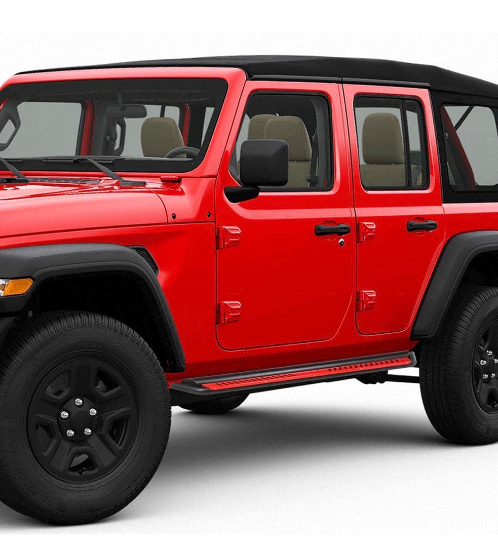 2018 to 2022 Jeep Wrangler 4 door Running boards nerf bars side step estribos