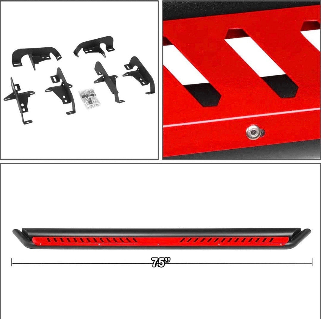 2018 to 2022 Jeep Wrangler 4 door Running boards nerf bars side step estribos