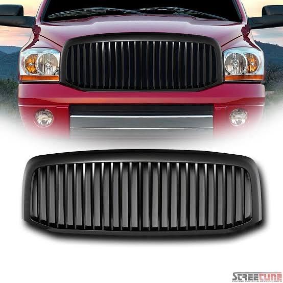 06-08 Dodge Ram Front Bumper Grille Grill Needs Hardware