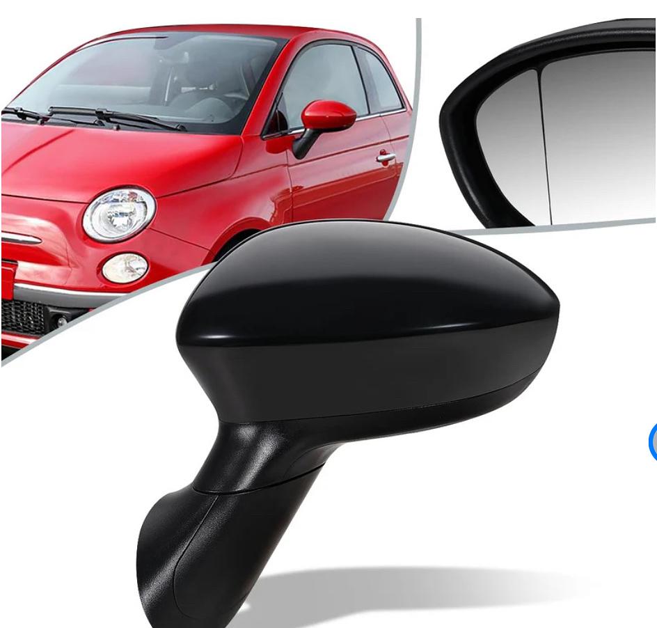 12-18 Ford Fiat 500 Driver Left Side Mirror