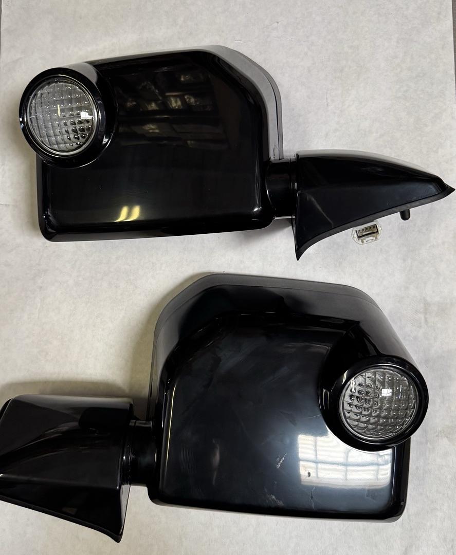 PAIR OEM-MR-TO1320250 + TO1321250 Factory Style Powered+Turn Signal Left Side Door Mirror Compatible with 07-09 Toyota FJ Cruiser