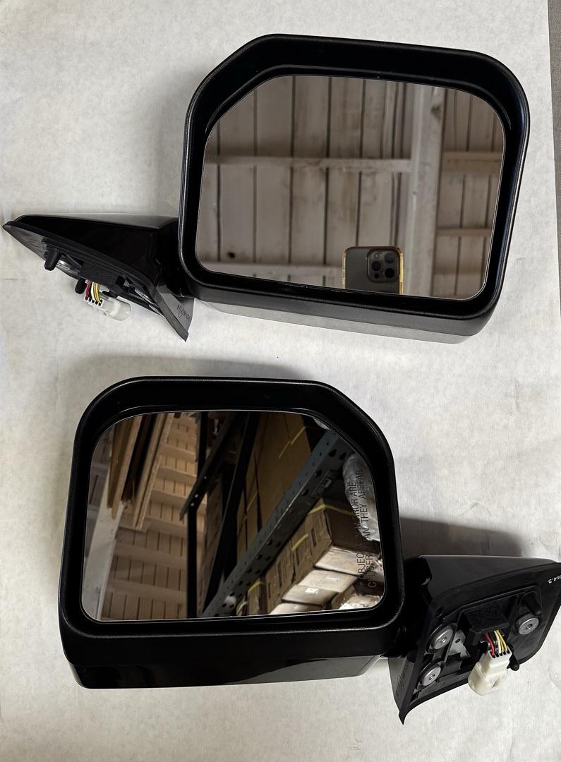 PAIR OEM-MR-TO1320250 + TO1321250 Factory Style Powered+Turn Signal Left Side Door Mirror Compatible with 07-09 Toyota FJ Cruiser