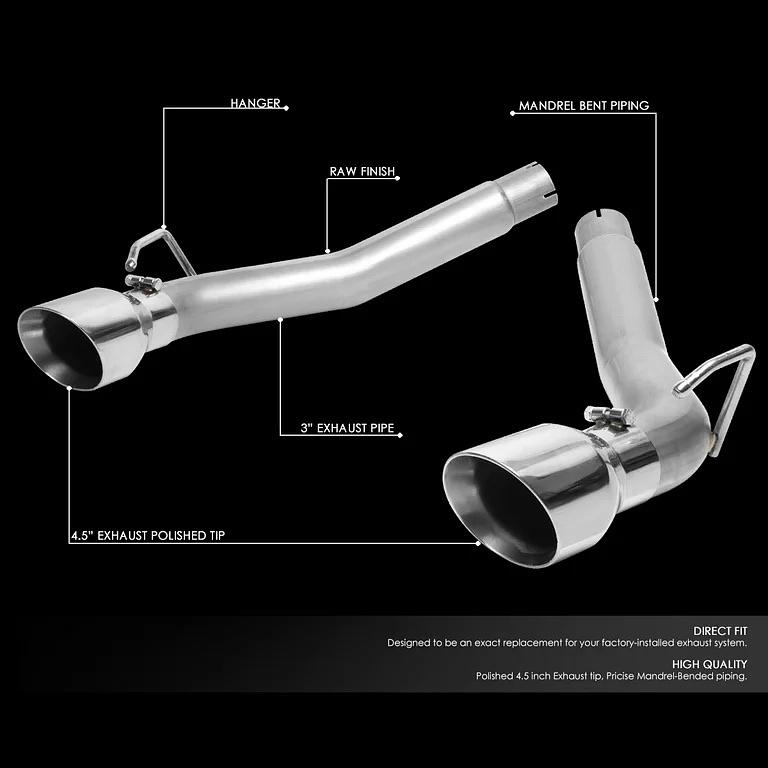 Cat Back Exhaust System [Compatible with 10-15 Chevy Camaro 6.2L ]