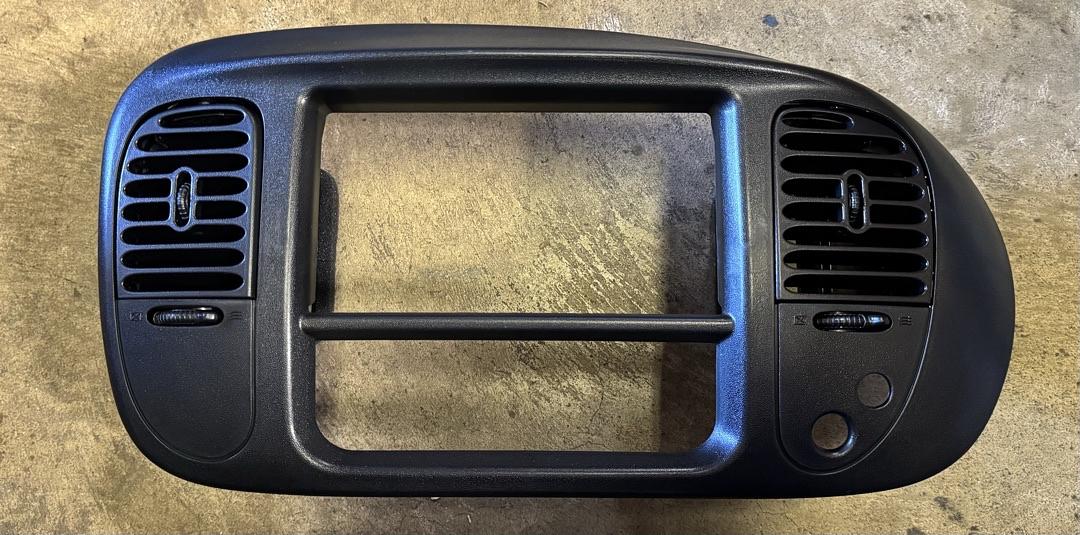OE Style Dash Panel Bezel Compatible with 97-03 Ford F150 / 04 F150 Heritage / 97-02 Expedition 2WD, Black, ZTL-Y-0305-BK