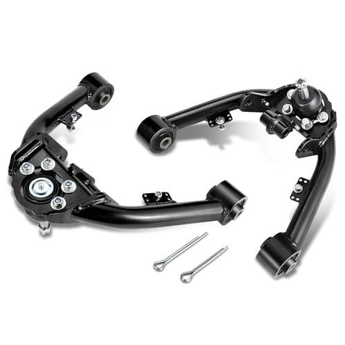 Front Upper Pair of Control Arms Compatible With Silverado 1500 1999-2006/Silverado 1500 Classic 2007/Sierra 1500 1999-2006/Sierra 1500 Classic 2007, FUCA-SIE99-BB