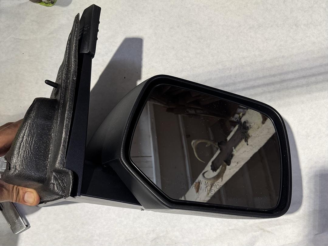 Factory Style Powered Right Side Door Mirror, Black
