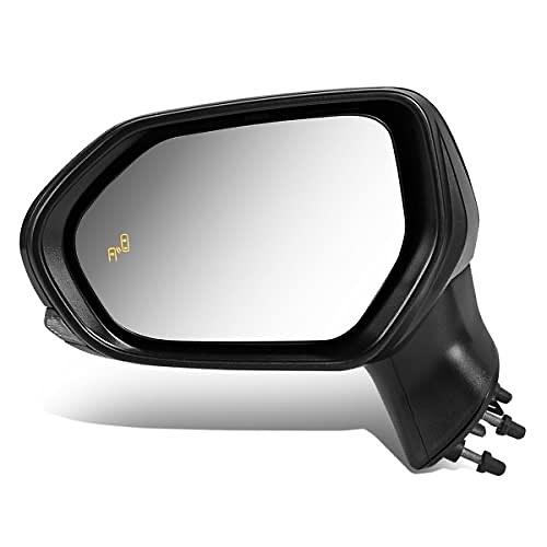 Driver Side Powered Heated Manual Folding Rear View Mirror w/Turn Signal Compatible with 2018-2020 Camry