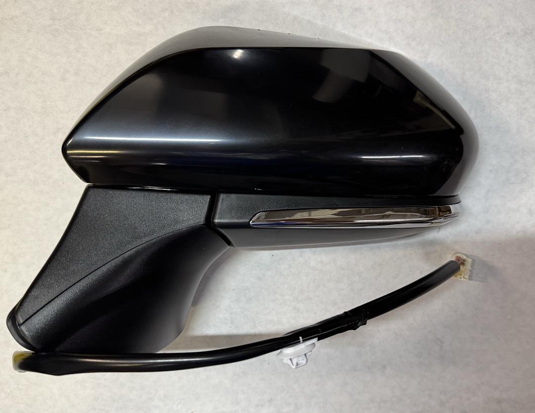 Driver Side Powered Heated Manual Folding Rear View Mirror w/Turn Signal Compatible with 2018-2020 Camry