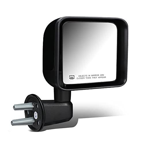Passenger Side Power Adjustment Heated Folding Rear View Mirror Compatible with 2015-2017 Wrangler / 2018 Wrangler JK